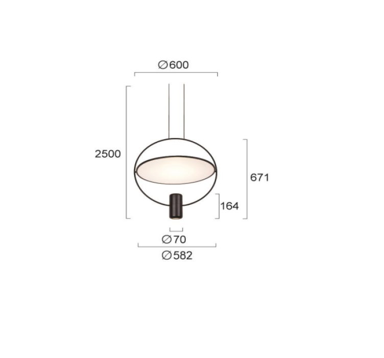 Подвесной светильник Suspended Light Kruz3